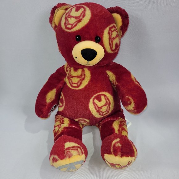 Build-A-Bear Marvel Avengers Iron Man Plush 16" Stuffed Toy Teddy Bear - Picture 1 of 1